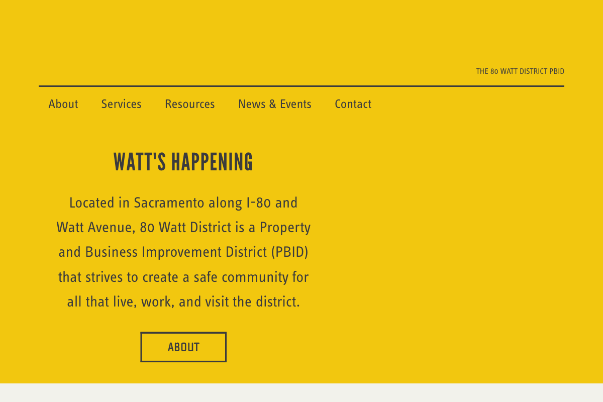 80 Watt District Website Thumbnail