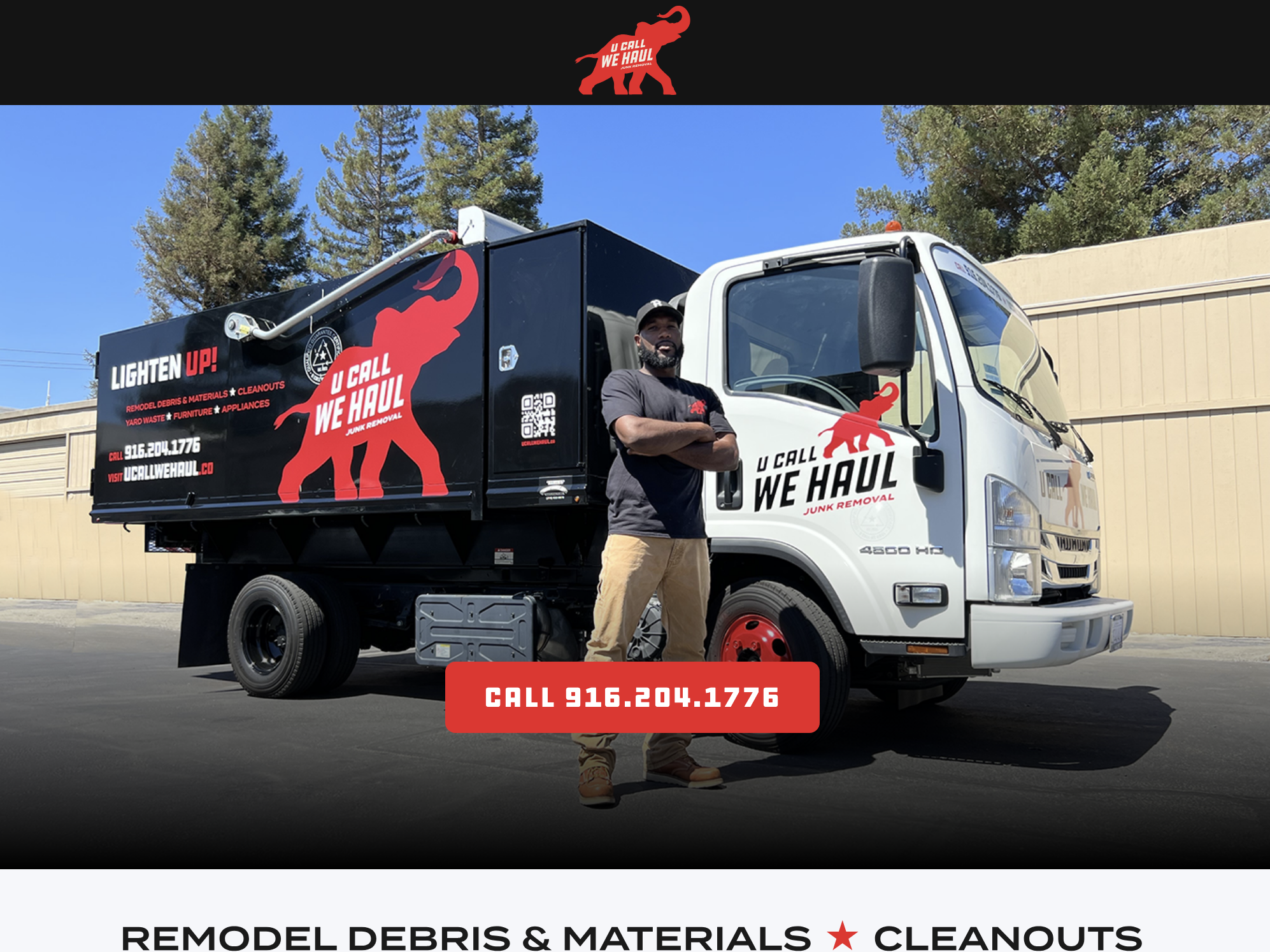 U Call We Haul Website Thumbnail